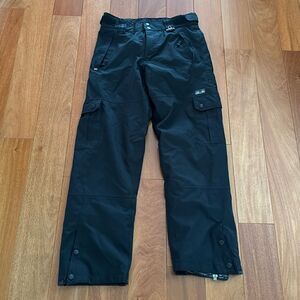 Ocean Earth Pro Snow Ski Pants Black Insulated Outdoor Activewear Mens S